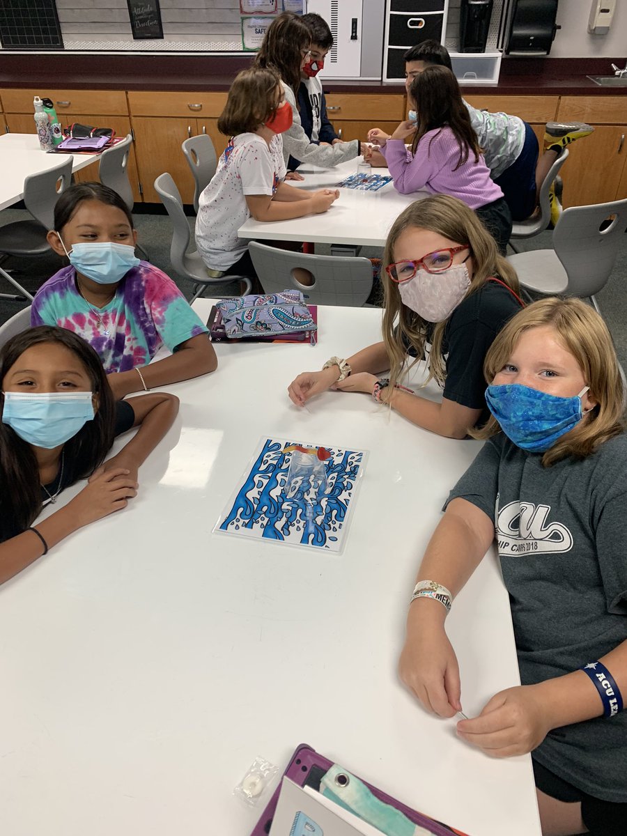 CarrieBoyleCISD's tweet photo. Engagement!!!! Learners in 5A @AustinElem doing our first Science challenge successfully saving Fred! #AllinatAustin #CISD_Science https://t.co/c9FYos7huA