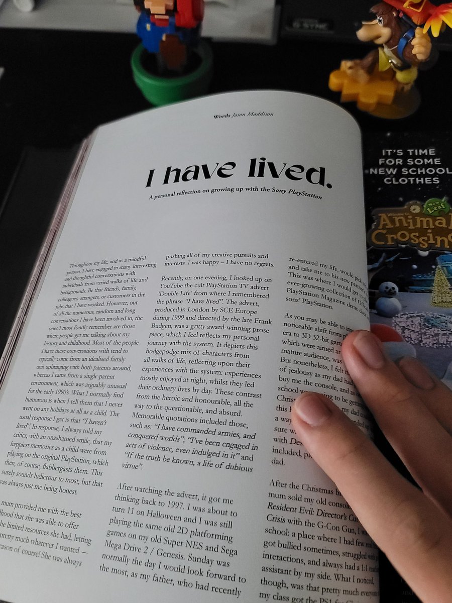 HNSOfficial_'s tweet photo. @PlaySushiUK time to give your personal PlayStation reflection a read :) https://t.co/PoFwN073be