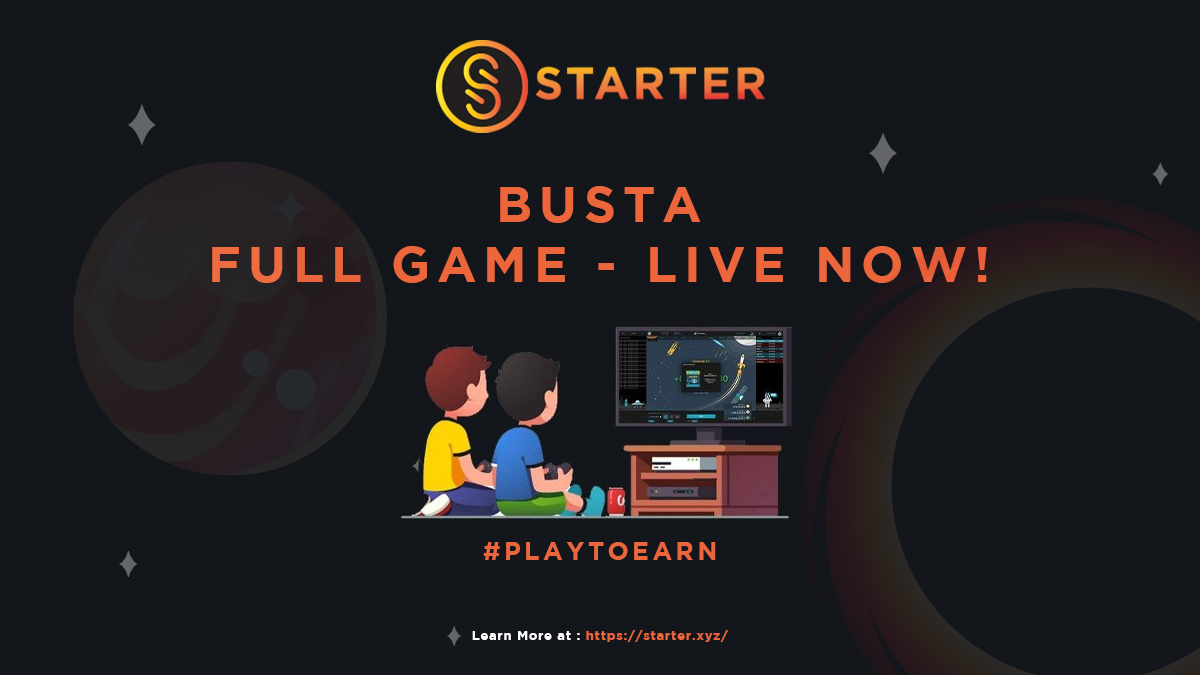 StarterLabsHQ's tweet photo. 🚀 Ahead of the #IDO on 24.08. @BUSTA_GameFi has fully launched BustaCrash! The 1st game of the $BUST ecosystem!

🪙 Give it a go but go easy on the $BNB #betting! You'll need some left for the IDO!

https://t.co/8OncNbU6gq

#PlayToEarn #GameFi #BSC  #Cryptogaming #BSCgem https://t.co/hHfVwJ6sDa
