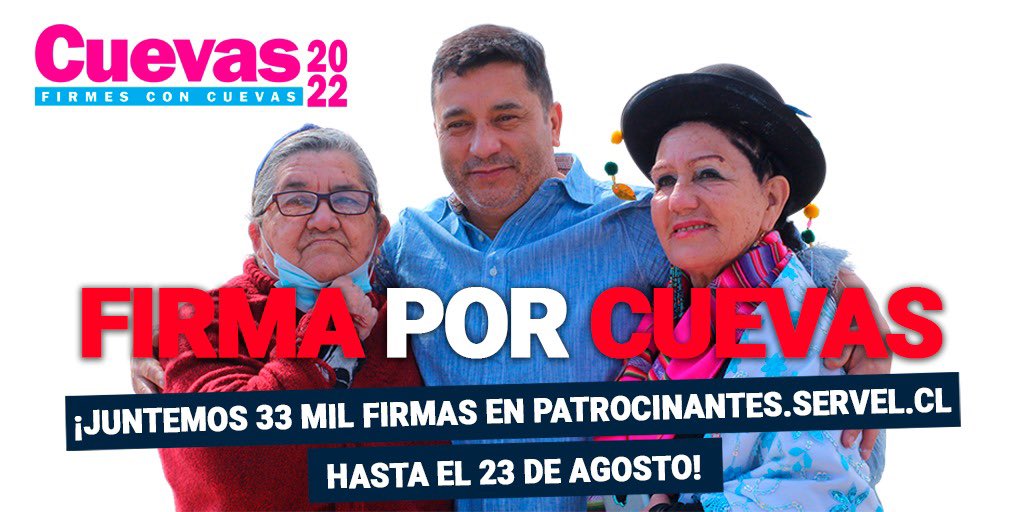 aquí apoyando a @ccuevasz en su precandidatura #firmesconcuevas #firmaporcuevas puedes hacerlo en la web del @ServelChile