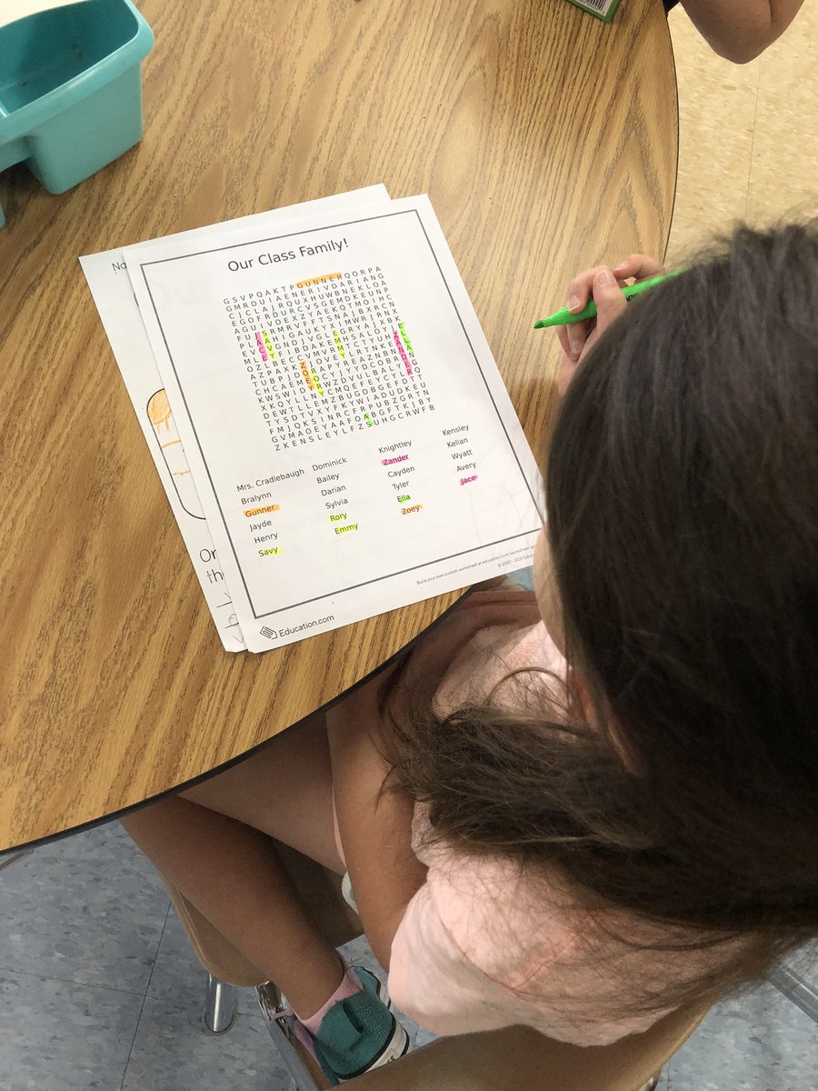 Our classroom community is built on relationships, kindness and respect. These responses are much more powerful than listing “Classroom Rules.” #2ndGrade #OurClassFamily <a href="/TV_Vikes/">Teays Valley Schools</a>