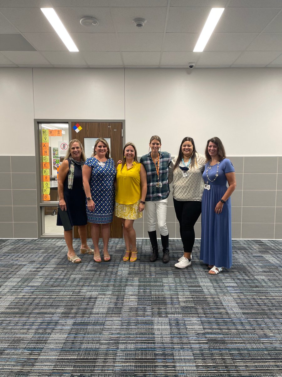 So excited to be starting year 15 with this hawksome group of ladies.  #BackInTheNest #HofiusHawks 💙💚💙💚