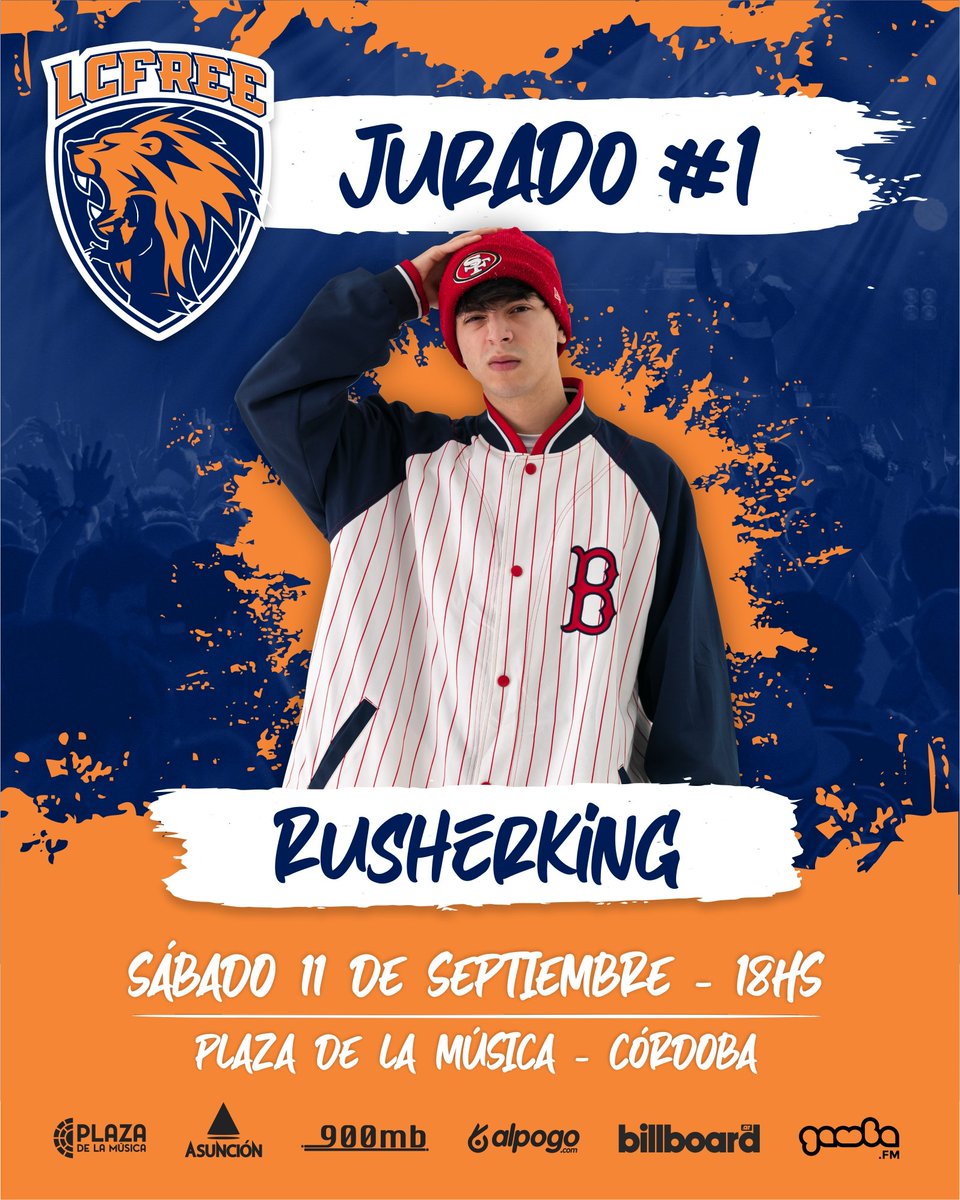 LCFree's tweet photo. Les presentamos al primer Jurado de #LCFreeCompe @rusherkingg.

Thomas Tobar, más conocido como Rusher King será uno de los jurados de #LCFreeCompe este 11 de septiembre en Plaza de la música. 

Adquirí tus entradas 👇
https://t.co/uAXdi2Hykp https://t.co/ovnXQUovoR