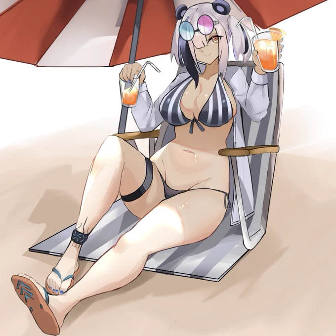 夏だから過去に描いた水着を
#アークナイツ 
#ArknightsFanArt 