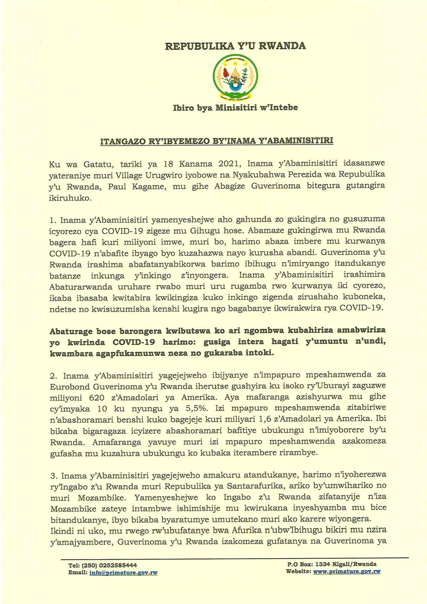 Office of the PM | Rwanda tweet media