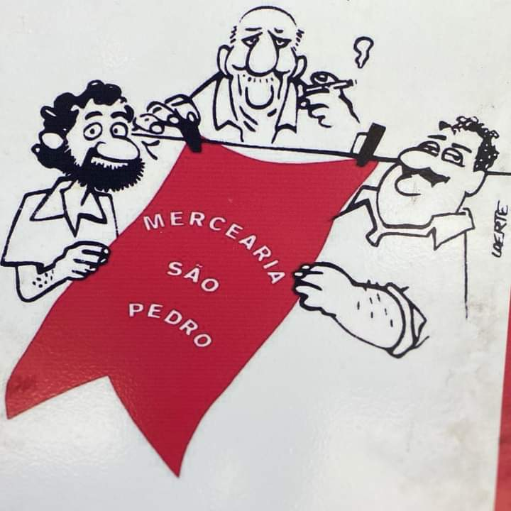 Soube que a Mercearia São Pedro vai deixar de existir - vão fazer um condomínio ou coisa assim ali. Saúde e força, Marquinhos, Pedro, França, foi muito o que vocês trouxeram para a nossa mesa. 