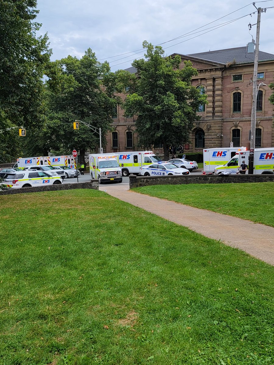Funny we can find ambulances when the police want them #halifax #hfxpoli