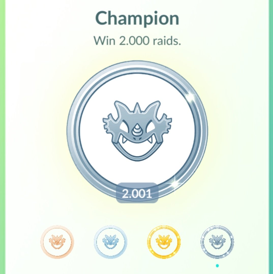 Mennersingel's tweet photo. Platinum medal number 48 #pokemongo #almostclean https://t.co/kdApjU9cHT