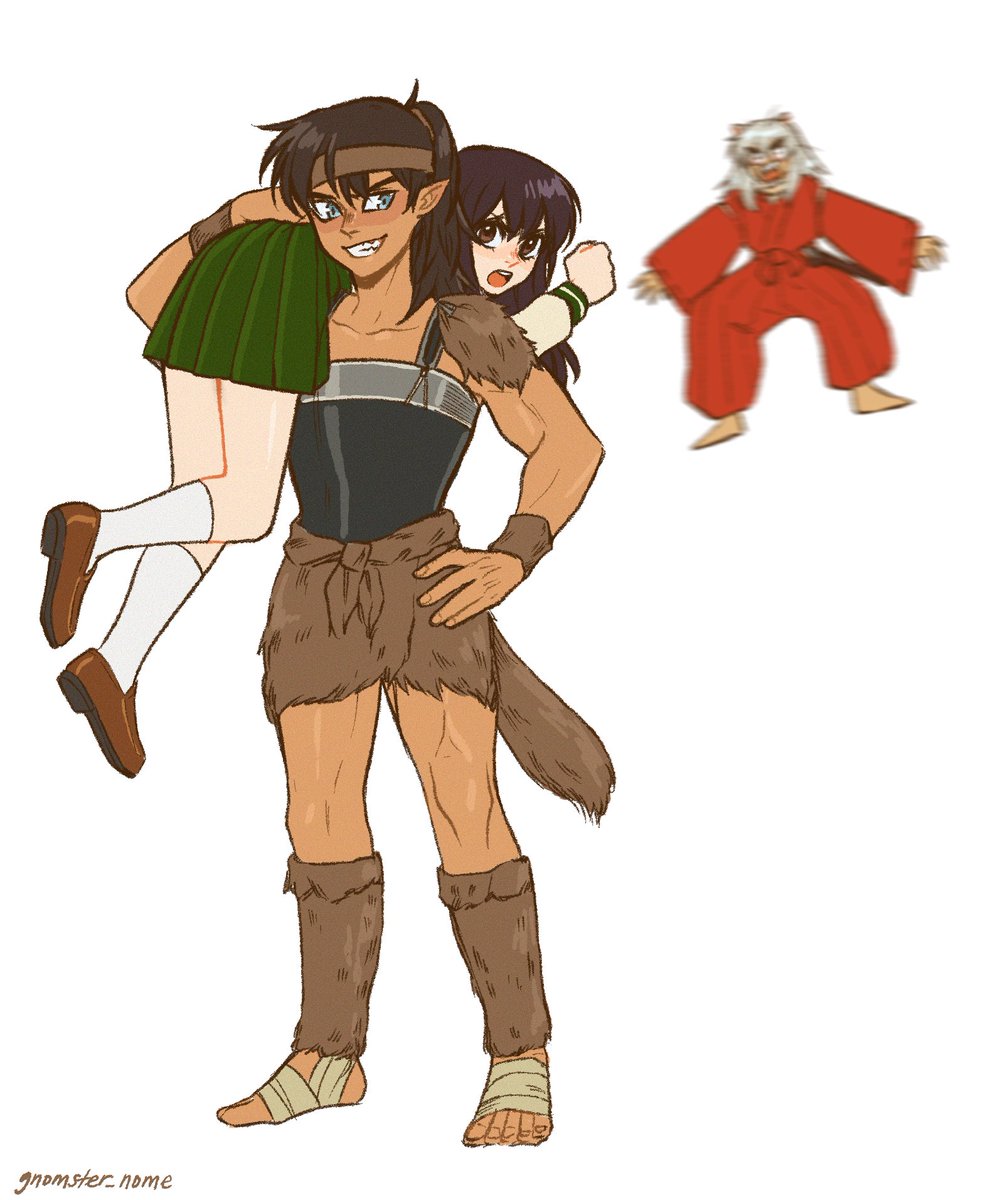 nomi__owo's tweet photo. inuyashas like twilight except they’re dogs and everyone’s constantly screaming #explainananimeplotbadly #inuyasha https://t.co/Tglq5rcGX0