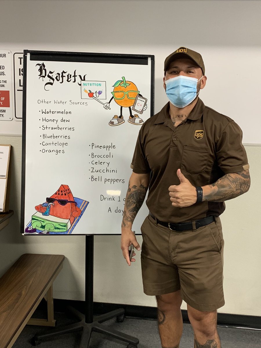 Safety Team keeping us hydrated in Bell