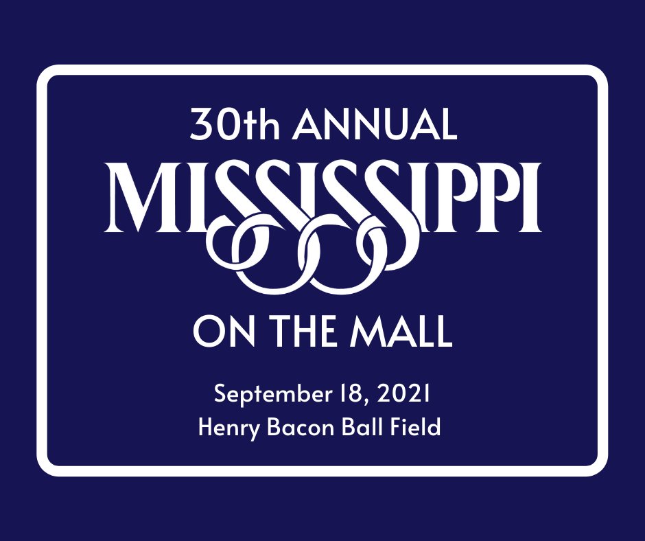 We're back y'all! Mississippi on the Mall is happening on September 18 at Henry Bacon Ball Field.

Come join us from 2pm - 6pm for some tasty treats from home including Simmons Catfish, Newk's sweet tea, Sugaree's cake, and Mississippi cold brews!

TIX: bit.ly/3mejfYr