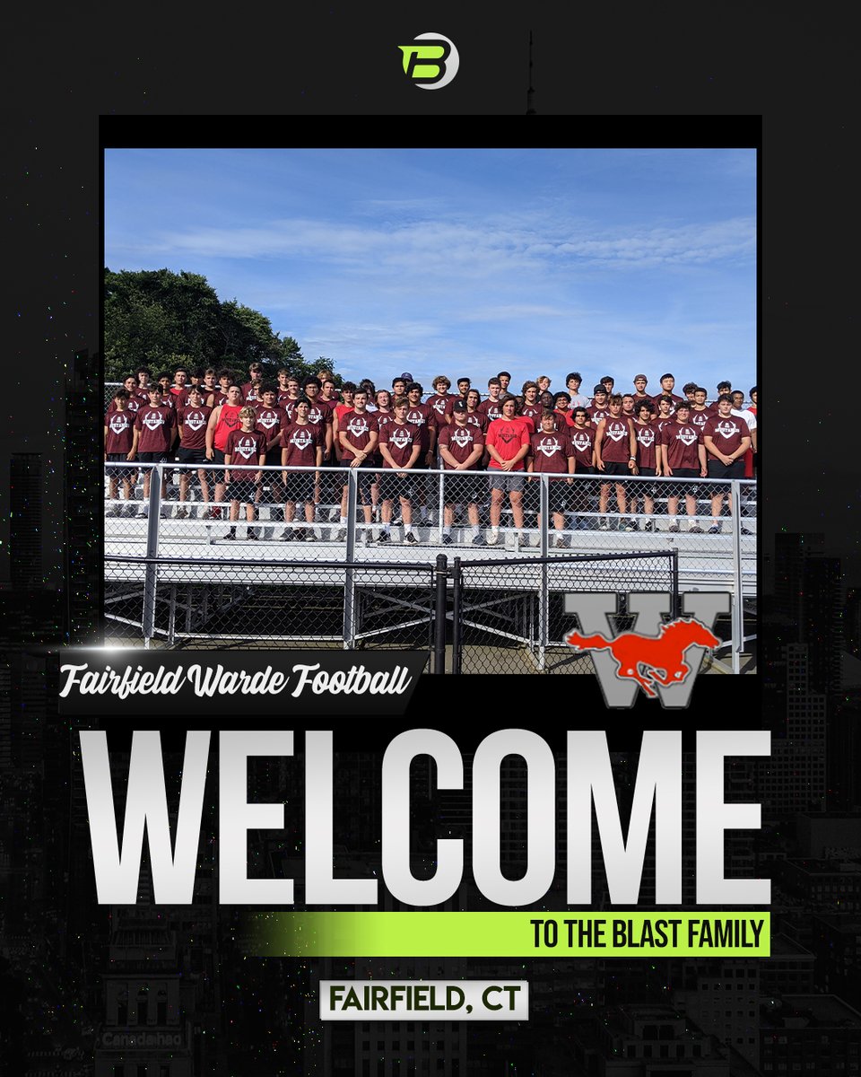 With the help of <a href="/WardeGridiron/">WardeFootballGridiron</a>, The Fairfield Warde Football Program is starting their fundraiser soon in preparation for their season! I cannot wait to see how well they do!! Welcome to the <a href="/blastathletics/">Blast Athletics</a> family!