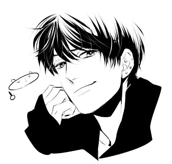 (…描きやすぅい……) 