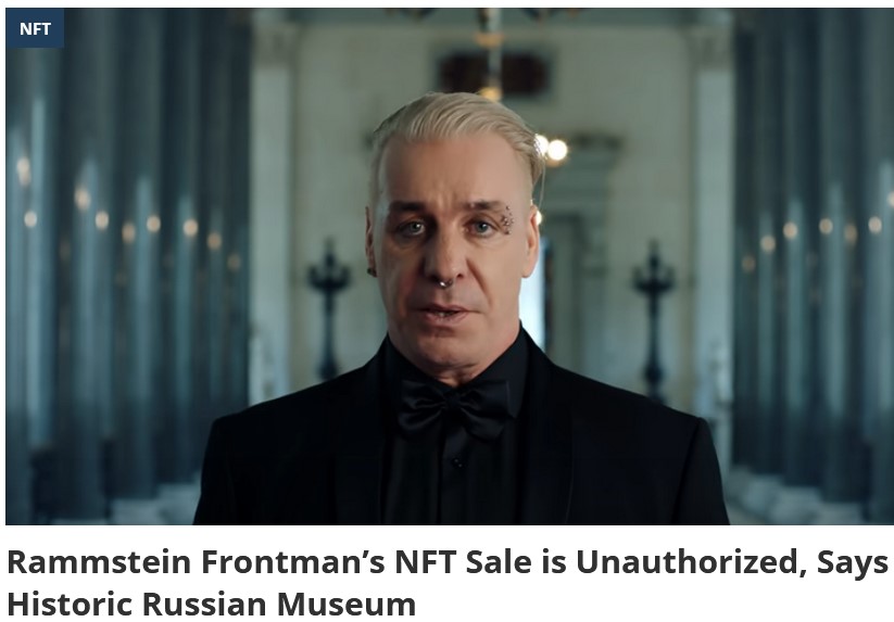 CryptoSnapNET's tweet photo. Rammstein Frontman’s NFT Sale is Unauthorized, Says Historic Russian Museum

Check out our Crypto Design Hoodies!
https://t.co/JwBGF0H7G1
#nfts #nft #digitalart #art #cryptoart #l #raredigitalart #ethereum #artoftheday #cryptoartist #blockchain #contemporaryart #instagood #modern https://t.co/qRkZytA2Fb