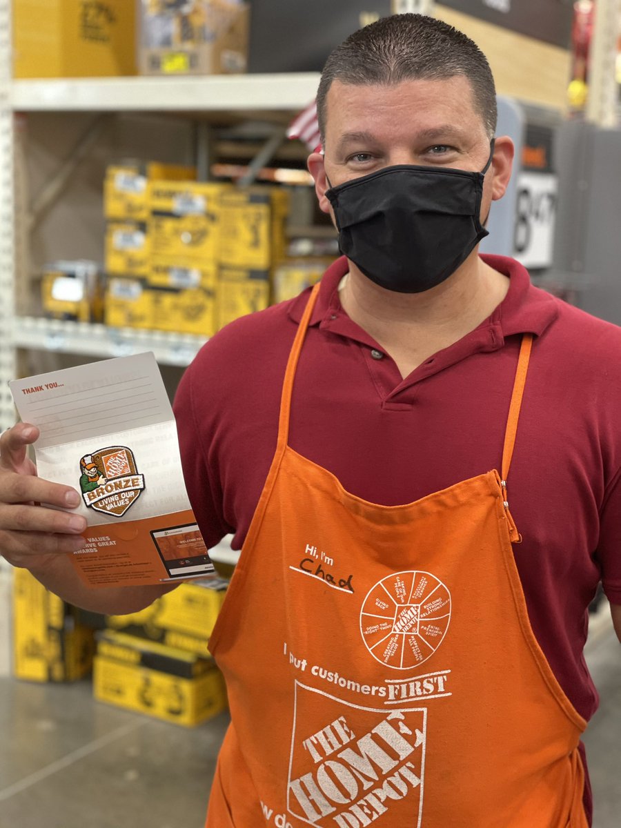 Our Chad goes Bronze ( again!’) Congratulations- keep up those GET Behaviors our customers love your service!!