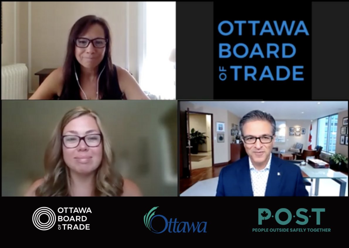 ottawabot's tweet photo. #ICYMI Last week we sat down with Laura Hearn, President & Executive Director of @post_promise and @goldyhyder, President & CEO of the @BizCouncilofCan to talk about the #POSTPromise. Catch a replay here ➡️ https://t.co/3gFhRGPYrm https://t.co/ivXhCq1awE