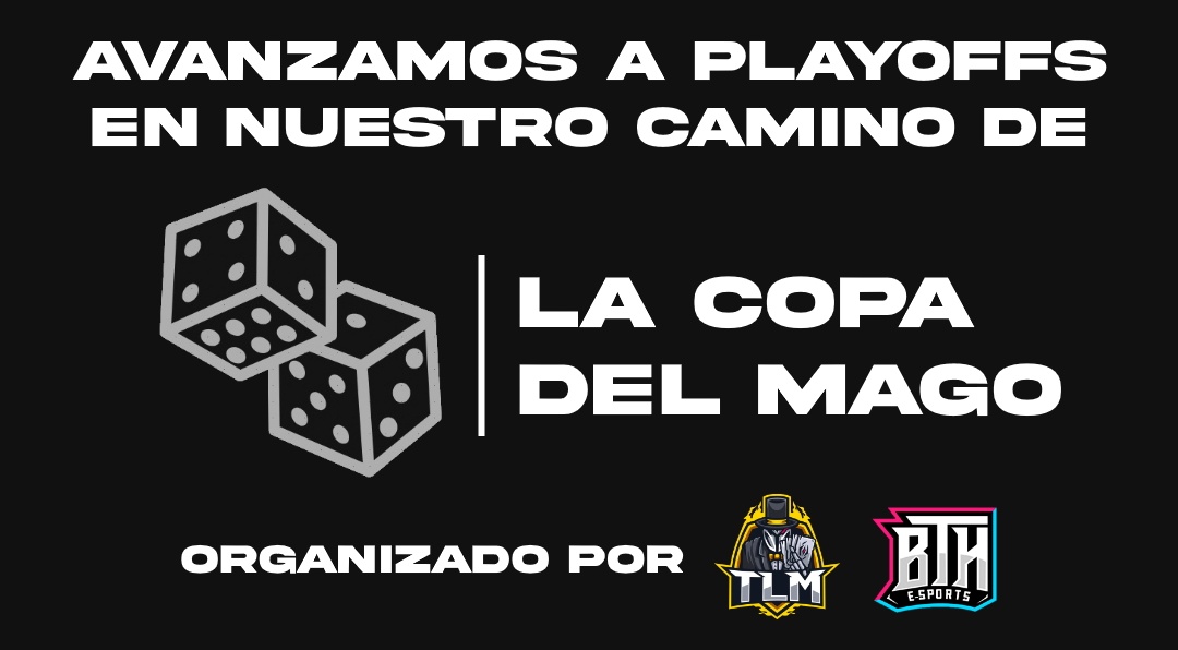 Avanzamos a playoffs en nuestro camino de 'La Copa del Mago'

Nos vemos este sábado 21/08 a partir de las 16hs por twitch.tv/theluckmagic

Organizado por <a href="/TheLuckMagic/">The Luck Magic</a> &amp; @BthEsports