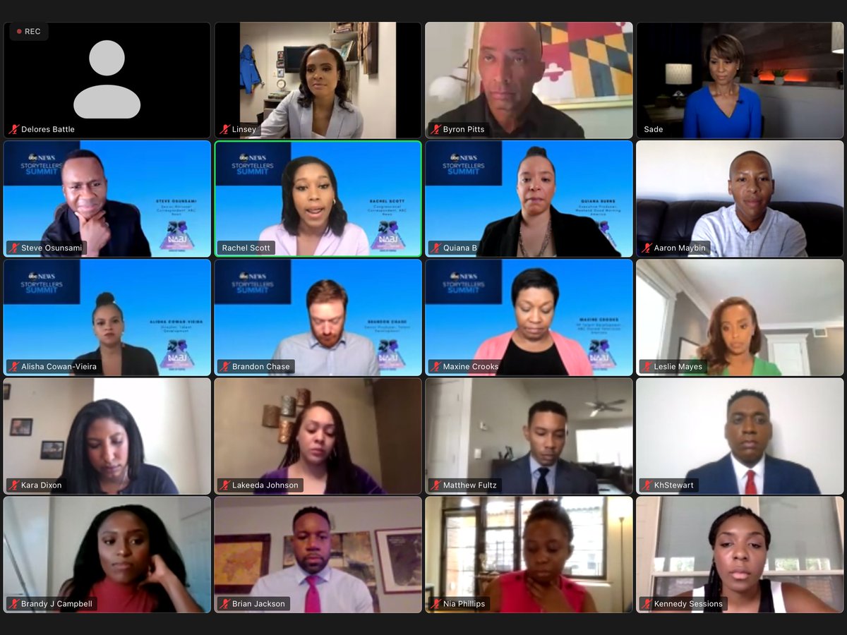 #NABJ Headquarters ✊🏾🖊️🎙️💻 📷 🎥 📝 🔈 (@nabj) on Twitter photo #NABJ21: Happening Now “Storytellers Summit”
”We walk from room to room looking for a diamond necklace that is already around our neck. Sometimes you are so focused on what everyone else is doing, that you don‘t already see the opportunities in front of you.” - <a href="/rachelvscott/">Rachel Scott</a> #NABJ21: Happening Now “Storytellers Summit”
”We walk from room to room looking for a diamond necklace that is already around our neck. Sometimes you are so focused on what everyone else is doing, that you don‘t already see the opportunities in front of you.” - <a href="/rachelvscott/">Rachel Scott</a>