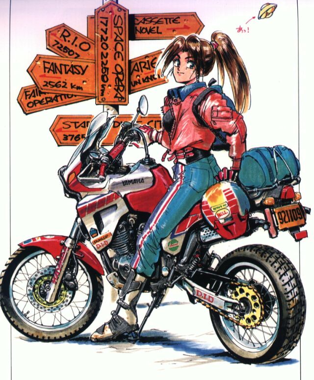#バイクの日 
っつってもまあ、何時も描いてるのは謎バイク多め。>メカ設屋だし(汗 