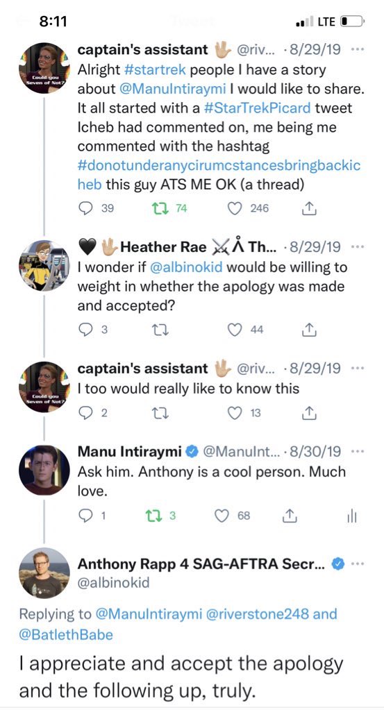 ManuIntiraymi's tweet photo. Hey @davidzappone &amp; the @voydocumentary Please don’t forget Icheb. The actor that played him is a good person &amp; the character was an integral &amp; well loved part of the final 2 seasons. I would love to participate. I believe #Startrek fans would like to hear from the whole cast. https://t.co/kMBQ4jV0n5
