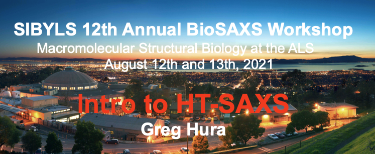 2021 BioSAXS workshop Intro to HT-SAXS with Greg Hura. youtu.be/NFPPfDJKHUo