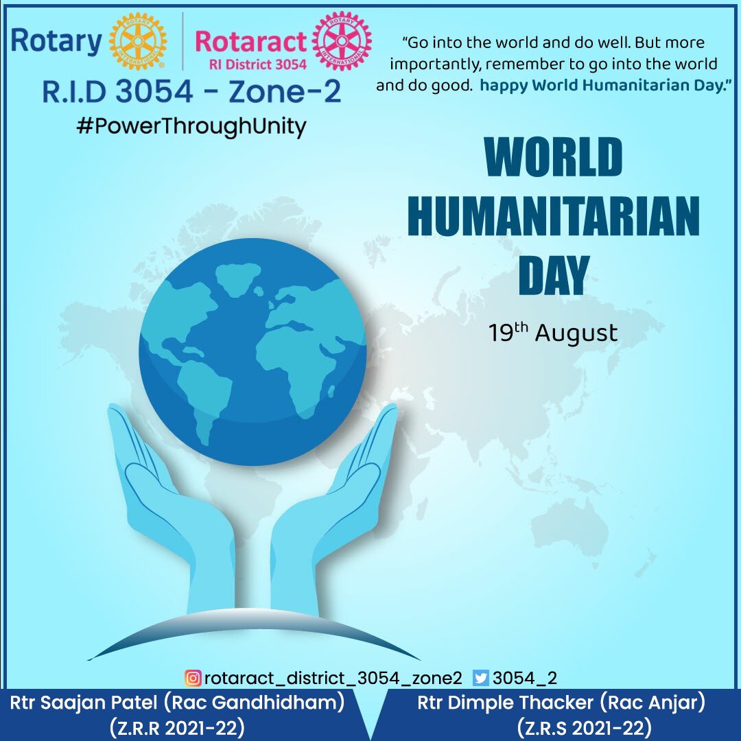 3054_2's tweet photo. #HumanitarianDay #rotaract #rotary #rid3054 #zone2 #PowerThroughUnity #searicmdio #rsamdio https://t.co/mRVB92oL5B