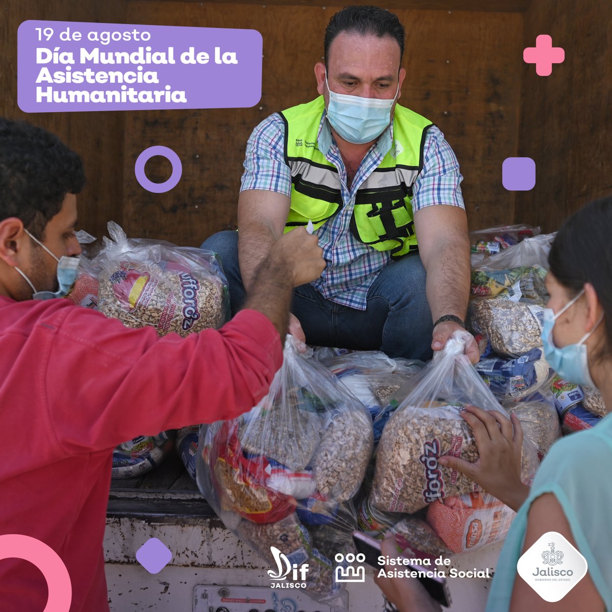 DIFJalisco's tweet photo. Hoy celebramos el #DíaMundialDeLaAsistenciaHumanitaria; en el Sistema de Asistencia Social Jalisco, atendemos a los grupos más desprotegidos de la entidad, por diversas causas.
A todas y todos quienes participan en atender las necesidades más urgentes, ¡Muchas gracias! https://t.co/FbHJl1wsqC