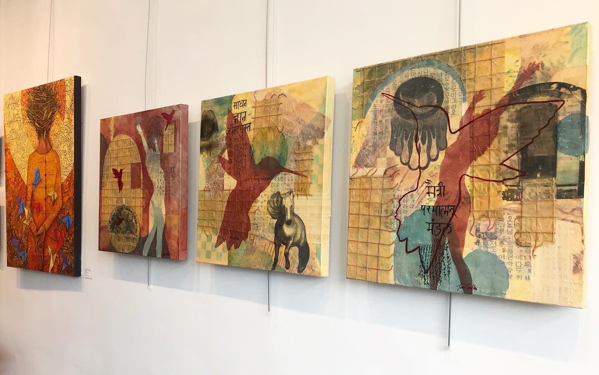 CarltonGallery's tweet photo. Thank you to Florence Art School for inviting Lori Hill and me to speak on Saturday!
#womenempowerment #womensupportingwomen #womeninthearts #femaleartist #femaleempowerment #healingart #expressiveart #abstractacrylic #acrylicpainting #contemporaryart #spiritoftheheart https://t.co/CCM1rSjrC0