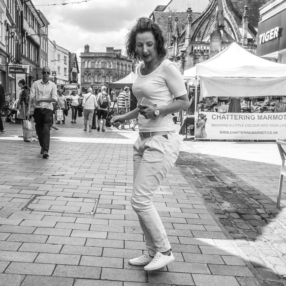 Dancing in the streets - #SalisburyHour #streetphotography #storiesofthestreet