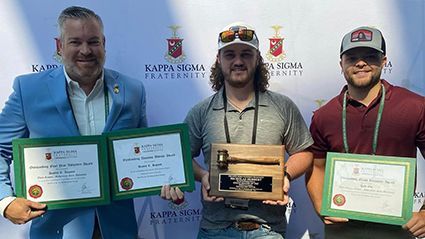 Kappa Sigma in the News! The <a href="/MWSUKappaSigma/">Kappa Sigma</a> brothers were featured by <a href="/MSUTexas/">Midwestern State University</a> on receiving their FACE Award! Congratulations Brothers! #AEKDB

ksig.ma/3xUeAgt