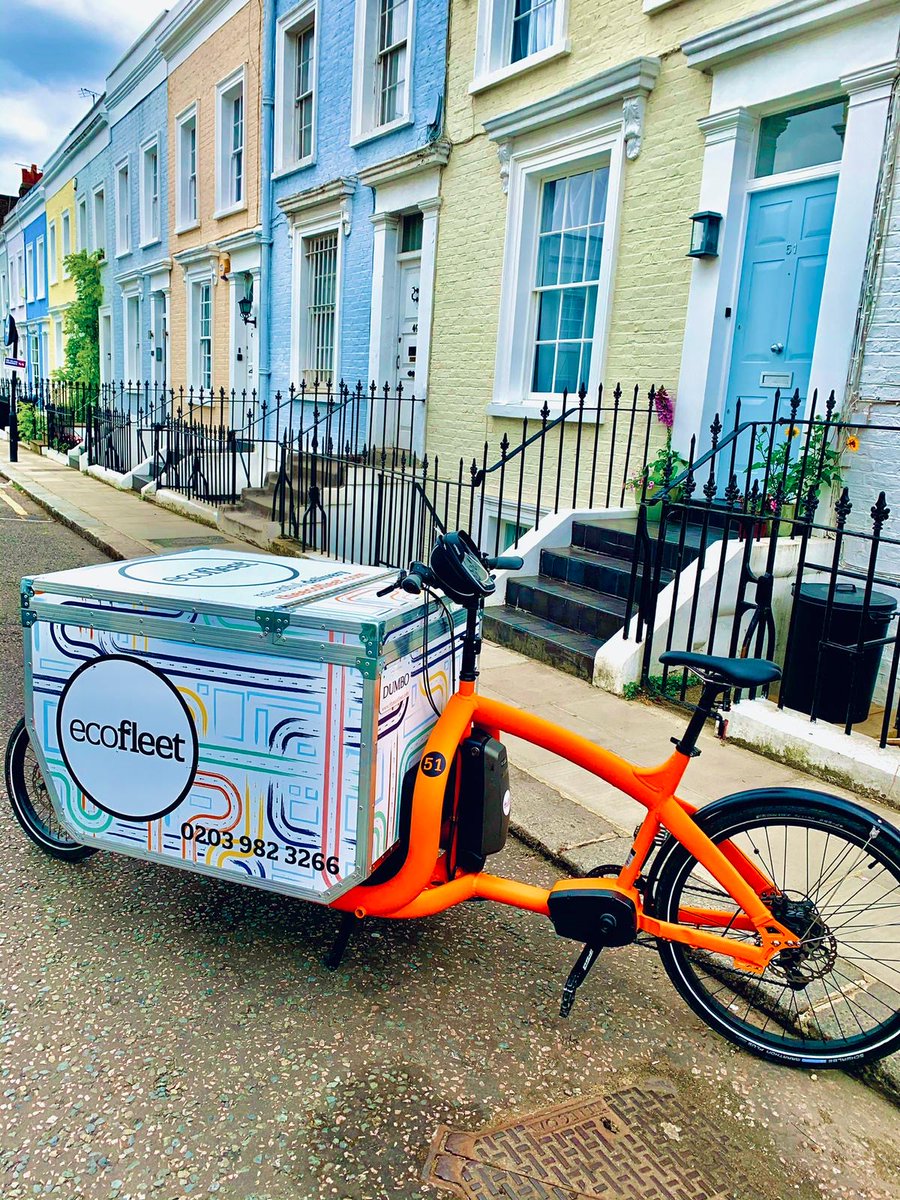 MBCyclingTM's tweet photo. Stolen @theecofleetcom eCargo bike (Trio). Went missing August 5th from Hornfair Rd London SE7. Please keep an eye out. @London_Cycling @MetCycleCops @GreenwichCycle https://t.co/la3FgP7WG1