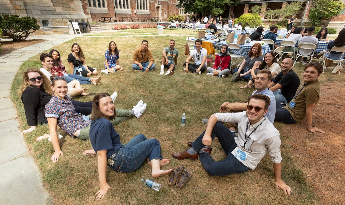 YaleLawSch's tweet photo. Take a look at some highlights from this week’s orientation with the newest members of the Yale Law School community.
https://t.co/SWOak2uxGn https://t.co/jV48OAMmpm