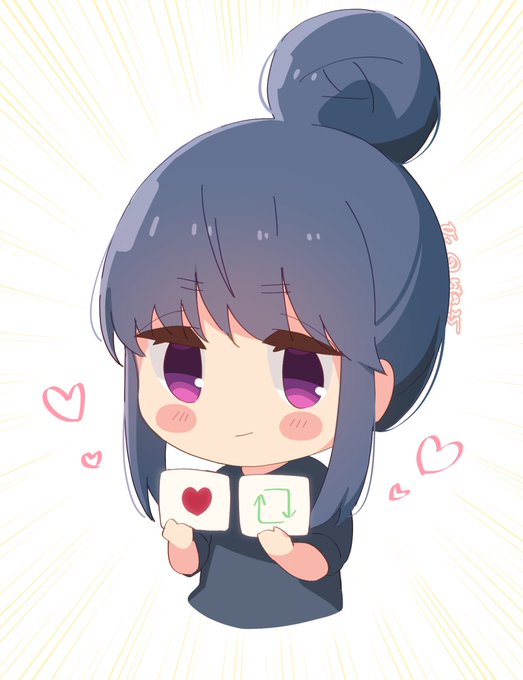 いいねRTしてくれるリンちゃん✨
#ゆるキャン #ゆるキャンΔ #志摩リン 