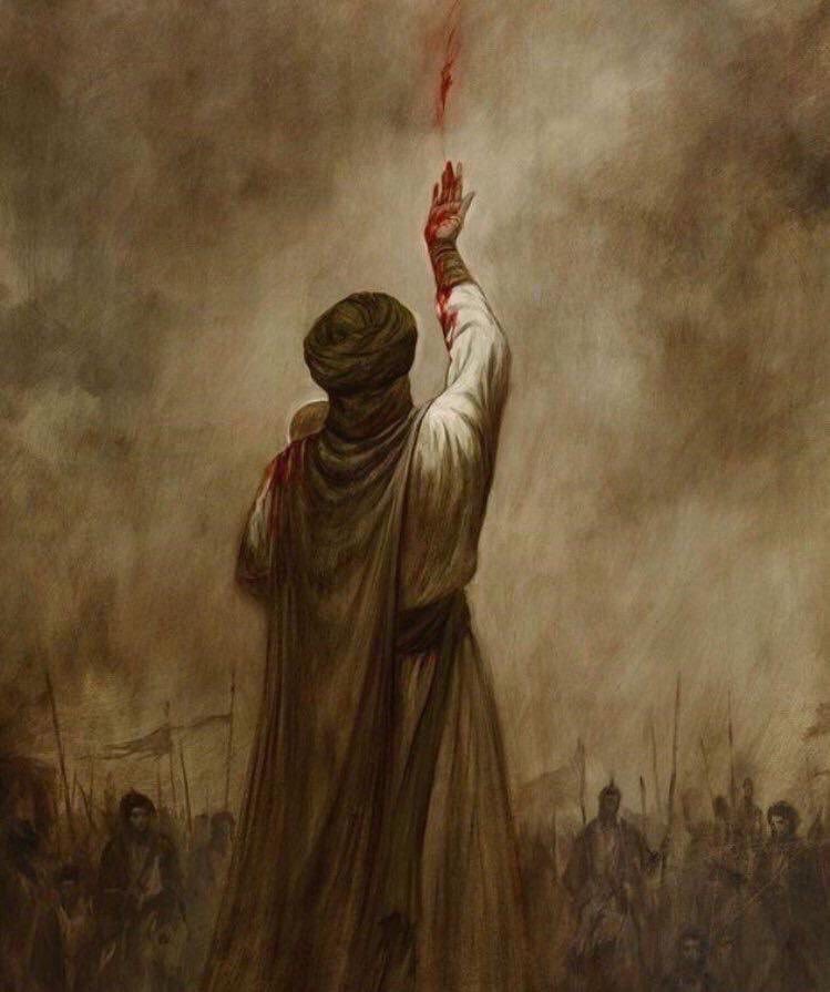 أعطى الذي ملكت يداهُ إلهَهُ

حتّى الجنين فِداه كلّ جنينِ