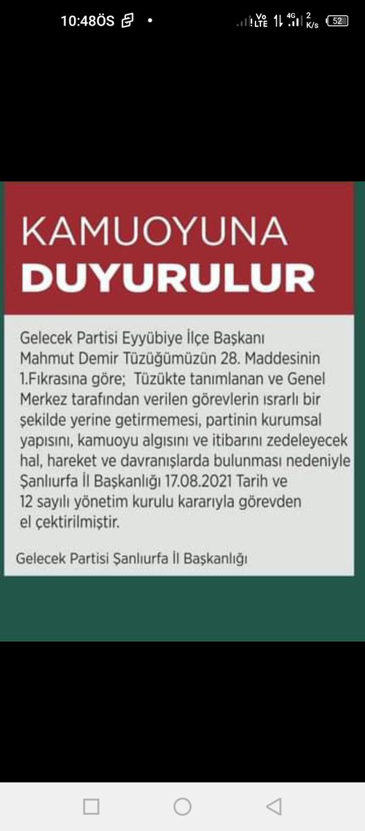 ciftciavat35's tweet photo. Bukadarmı gelecek partisini deyil eyyubiyeye butun urfaya duyuran bu deyerli başkanı almak bu kadarmı basit milet demiyecekmi neden aldınız @selcukozdag @SelimTemurci @Sare_Davutoglu @Ahmet_Davutoglu @Mahmut1Demir @GelecekPartiTR biz geleceyi #mahmutdemirle tanıdık https://t.co/yoc07GNtqu
