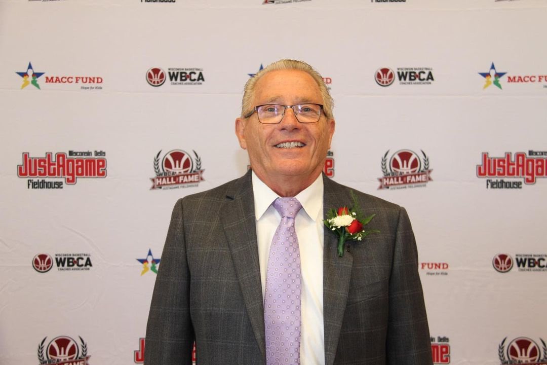 Congrats to Gary Schmidt who was inducted into the <a href="/WisBCA/">WisBCA</a> Hall of Fame! Coach Schmidt elevated New Berlin Eisenhower Girls Basketball to astonishing new heights. He compiled 358 wins, 2 State 🏆, 3 State 🥈, and 11 <a href="/WOODLANDconf1/">WOODLANDconf1</a> titles.