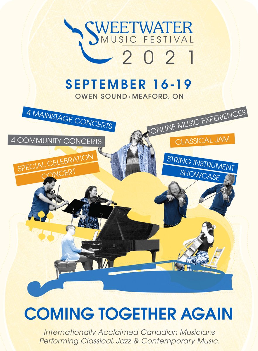 Check out our official look for #SweetWater2021 celebrating the many great musicians coming next month. Watch for details about all the music coming up and how to get tickets over the coming days. Looking forward to coming together again.