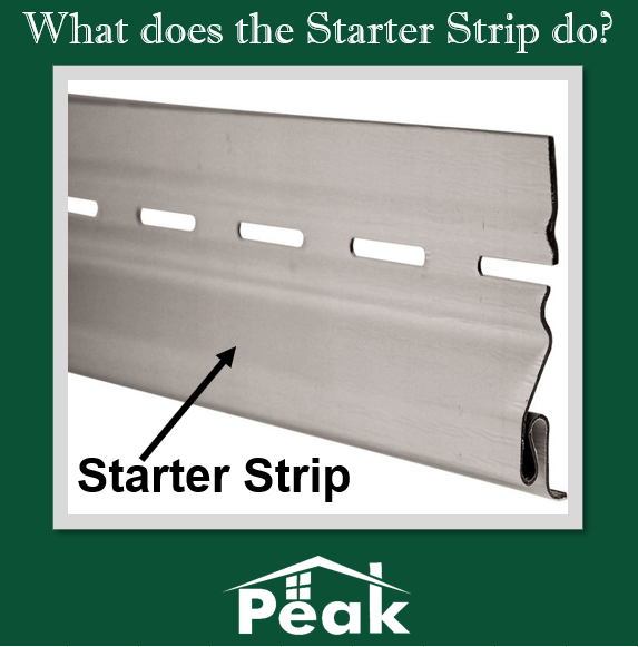 worthapeak's tweet photo. Siding Starter Strip is used at the base of a wall to hold the first course of siding in place. This is a required accessory for any #siding installation. #whatdoesitdowednesday https://t.co/xliA7pWpH7