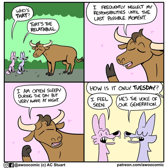 That's so me. - https://t.co/iV9awOtvl8
Patreon! - https://t.co/trSZAILlTy
Merch! - https://t.co/EcJoqbyAkm 
