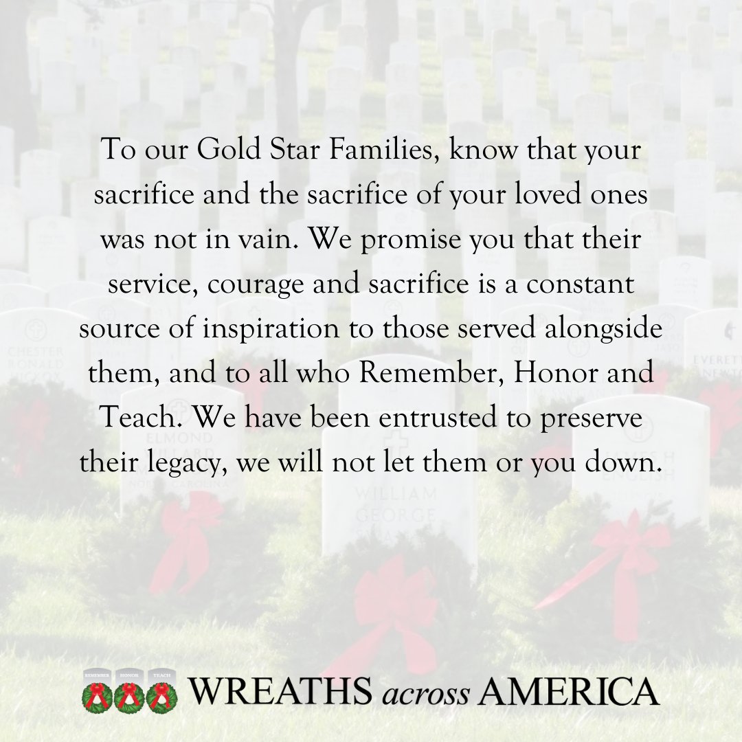 RT @WreathsAcross: Our official statements on current events. To our Gold Star families and our American heroes... https://t.co/Z2UtCyu30K