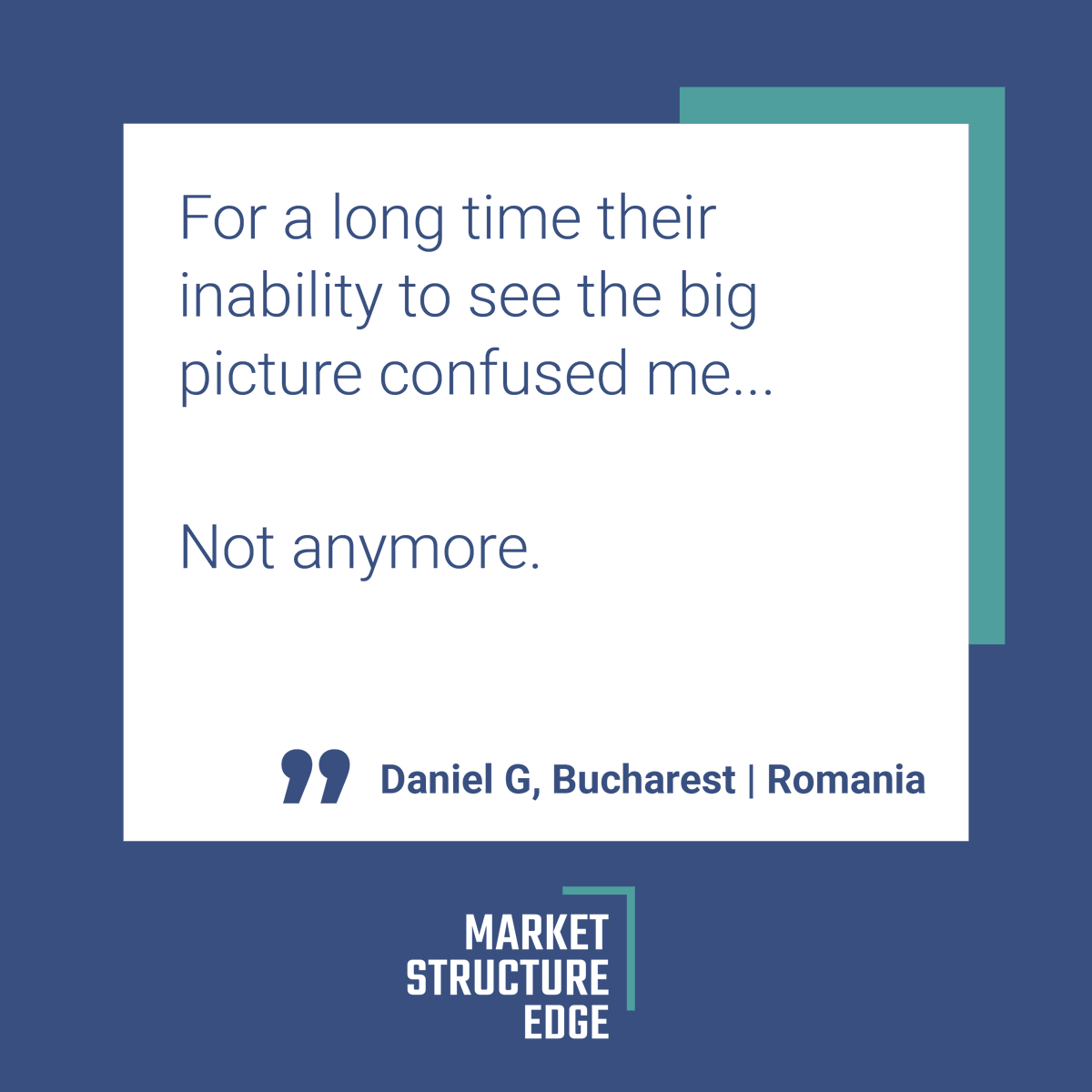 EdgeStructure's tweet image. And we have 100% focus on you... We&apos;re always so grateful to our loyal subscribers and their kind words. Pt. 2

Sign up for a FREE 14-day trial here: rb.gy/nwtvtm

#MSE #MarketStructureEDGE #CustomerReviews #CustomerFeedback #Reviews #Testimonial #ClientTestimonial
