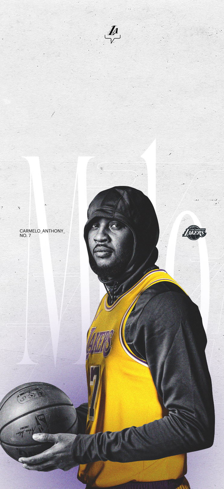 Wallpaper Carmelo Anthony Art | Lightweight Hoodie