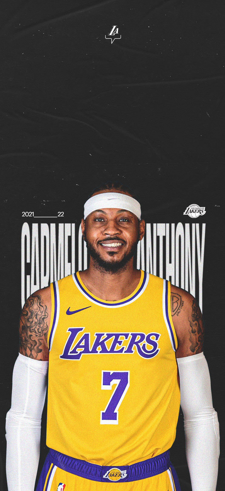 Carmelo Anthony (@carmeloanthony) will wear No. 7 for the #Lakers. : r/ lakers