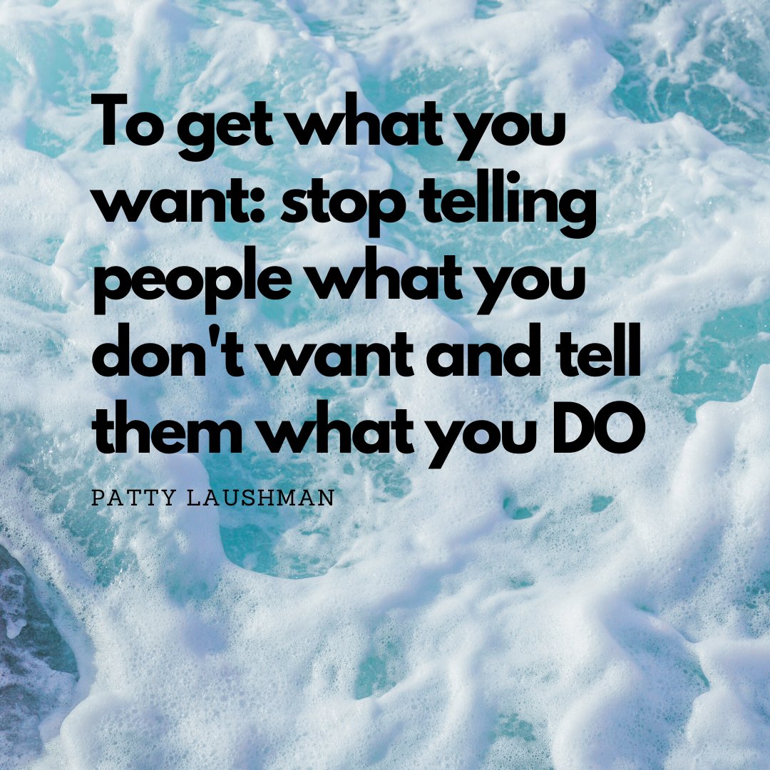 RevenueCatapult's tweet photo. To get what you want: stop telling people what you don't want and tell them what you DO #businesssuccess #goals #breakthrough https://t.co/9t63JTJP2G