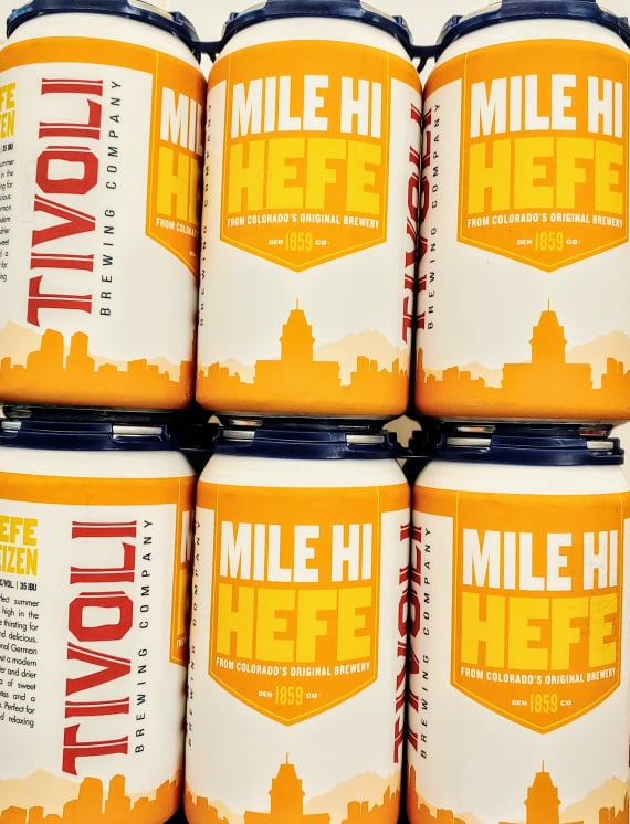 We're excited about our newest addition to our craft beer selection, Tivoli Mile High Hefe, just the right bright citrus snap combines with smooth wheated beer goodness. Perfect for the coming autumn breezes! @TivoliBeer