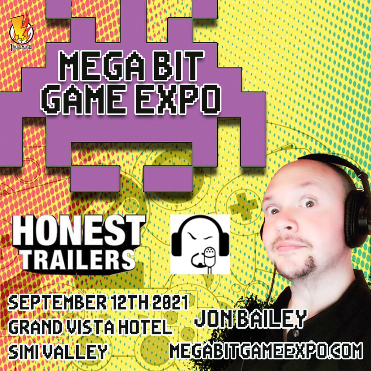 MegabitGameExpo's tweet photo. Meet our awesome celebrity guests at Megabit Game Expo! The show is Sunday September 12th 2021 at the Grand Vista Hotel in #SimiValley, CA! Early bird entry with swag bag at 9am is $10, general admission at 10 is $5 and kids 12 &amp; under are always free! @EpicVoiceGuy @MarcDurrant https://t.co/tLScwNjrye