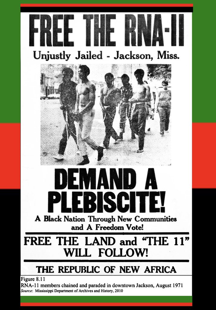 Haki_Shakur's tweet photo. #BlackAugust #RNA11 On August 18th 1971 Jackson, Mississippi: The official residence of the Provisional Government - Republic of New Afrika was Attacked raided by Jackson Police and FBI agents. They used political & military means. #RepublicofNewAfrika #FreeTheLand #PGRNA #Nation https://t.co/aBgHQiS8vl