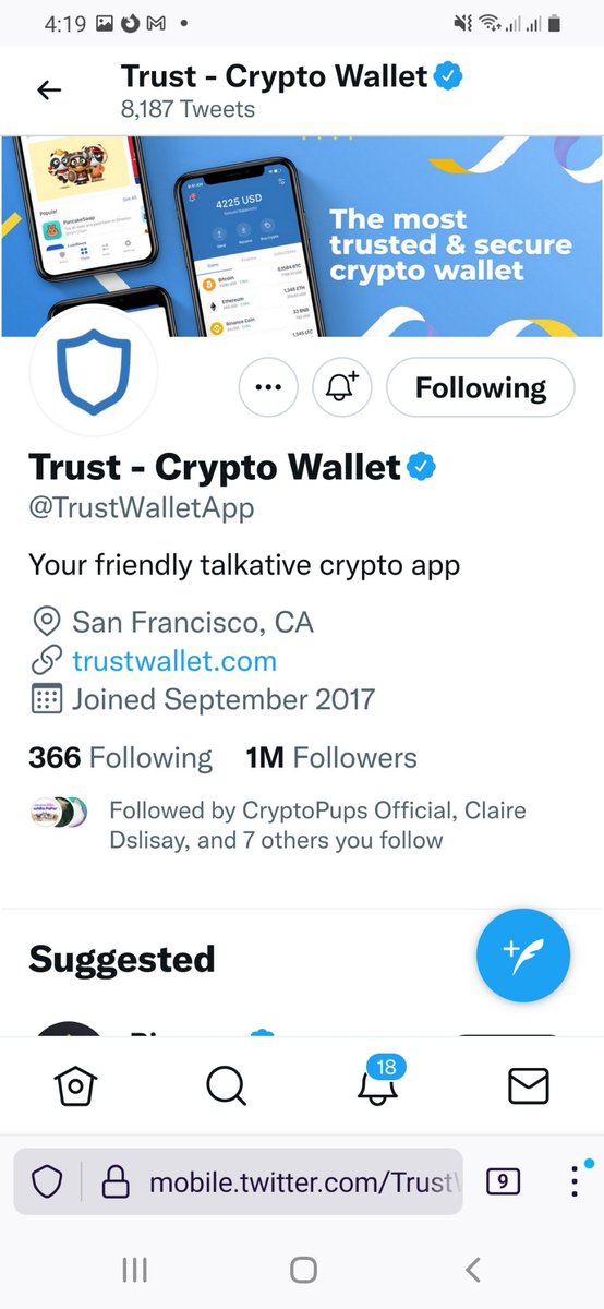 mik_logan's tweet photo. @TrustWalletApp @moonpotdotcom Done
@Patricia_flower 
@CJ_Crypto_lover
@g79_gayas https://t.co/jxsN1c9ZRT