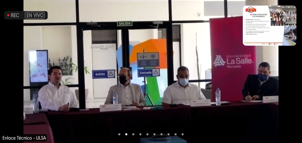 De manera simultánea, las diferentes #IES del Estado participaron de manera virtual en seis mesas de análisis, que tuvieron como sedes: #CRESON, #UNISON, #ITSON, #ITESM, #ULSA e #ITH.
II Encuentro por la calidad de la Educación Superior  de Sonora 🤩🌟
#encuentrocalidad