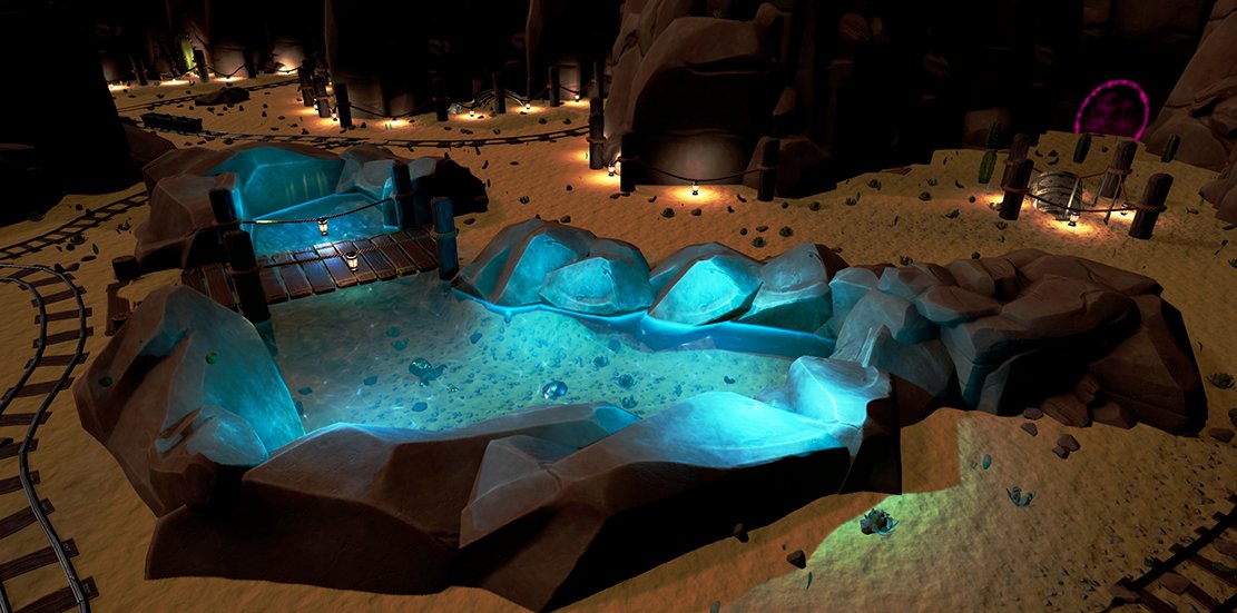 KhaninVladimir's tweet image. We add new west map in #HungryDino
#UnrealEngine #screenshotsaturday #pacman #steamgames #gamedev #indiegames